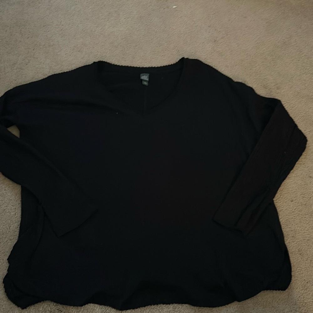 Black blouse size medium